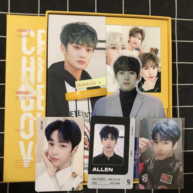 READY STOCK Cravity Album season 3 : HIDEOUT Be Our Voice photocard KTOWN4U