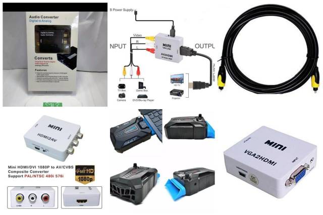 HDMI 2 AV Converter Mini Box HDMI to RCA Adapter HDMI to AV Konverter HDMI to AV Connector HDMI