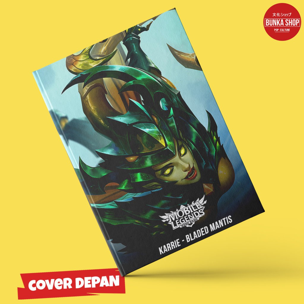 

Note Book Game Mobile Legends Karrie Bladed Mantis Hardcover A5 Buku Catatan Tulis Murah