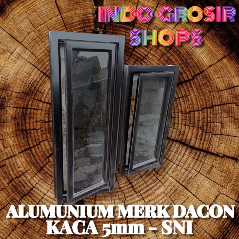 Jendela Bovenli Alumunium(Alumunium window) - 40 x 100