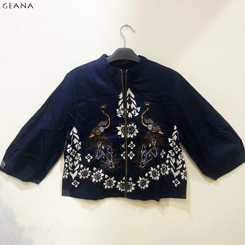 GEANA JACKET STANDAR / JUMBO - Jacket Batik Wanita Luaran Wanita