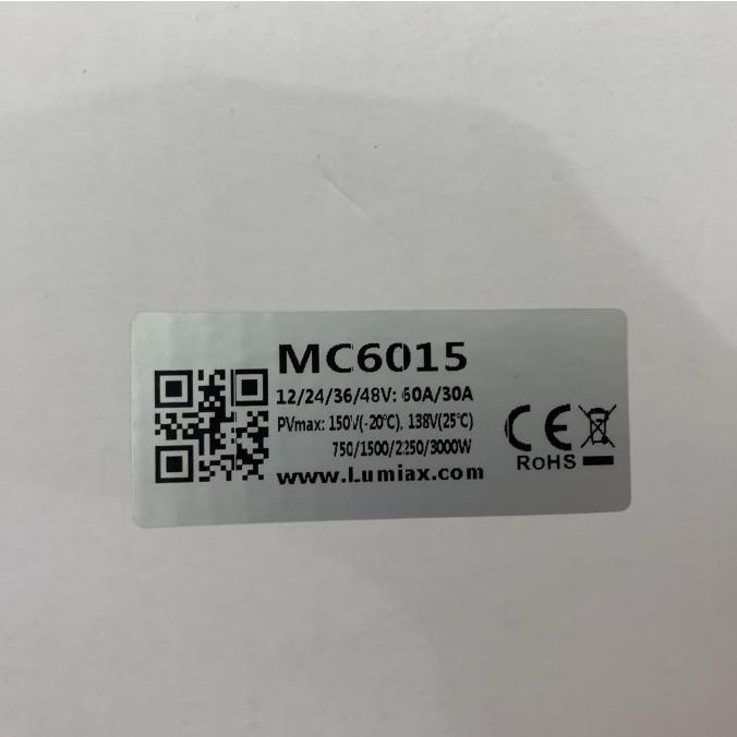 Lumiax Solar Charge Controller Epever Mppt 60A Mc6015