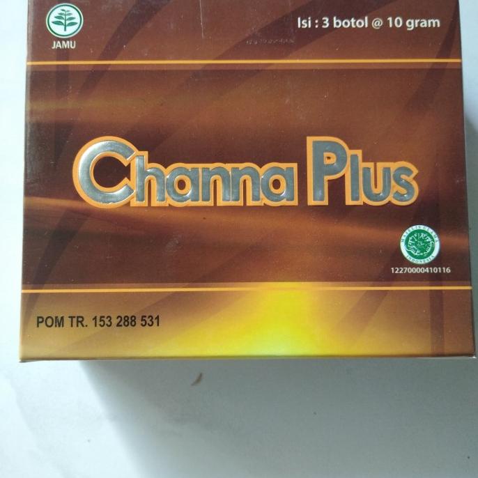 

channa plus sirup harga perbox