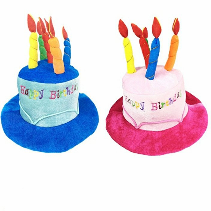 Birthday cake hat topi ulang tahun kue ulang tahun