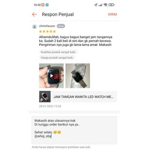 JAM TANGAN WANITA LED WATCH MESH PASIR MAGNET