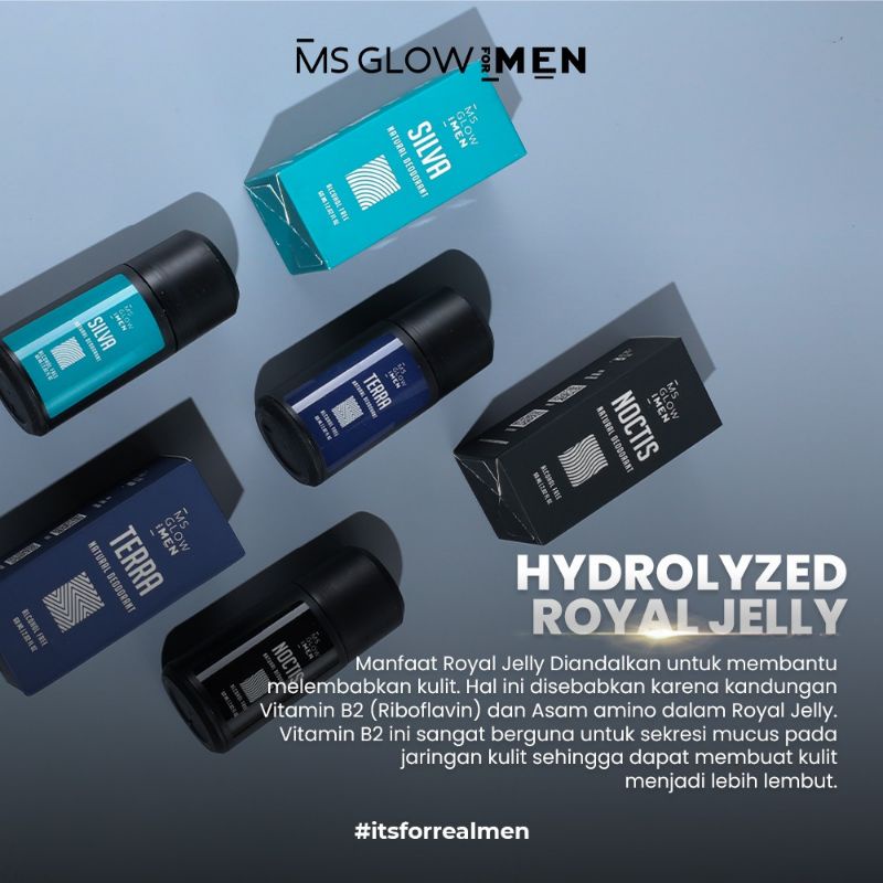 MS Glow Men / MS Glow For Men (FREE POUCH)