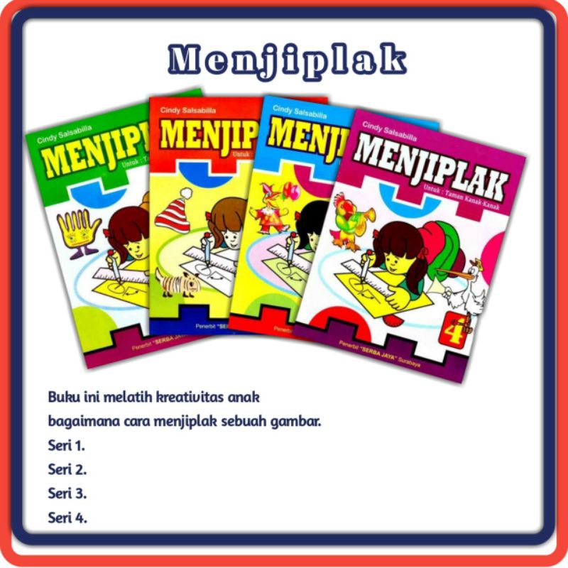 

Buku Menjiplak,Buku Kreatifitas anak