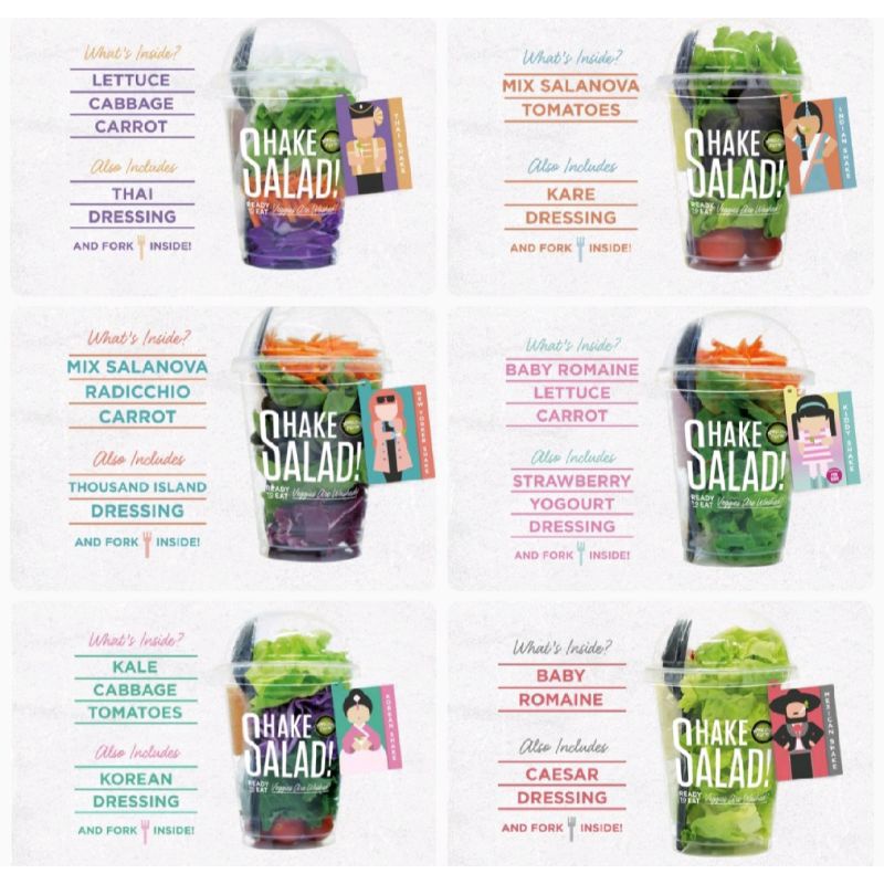 

Salad Shake Satuan - 120gr