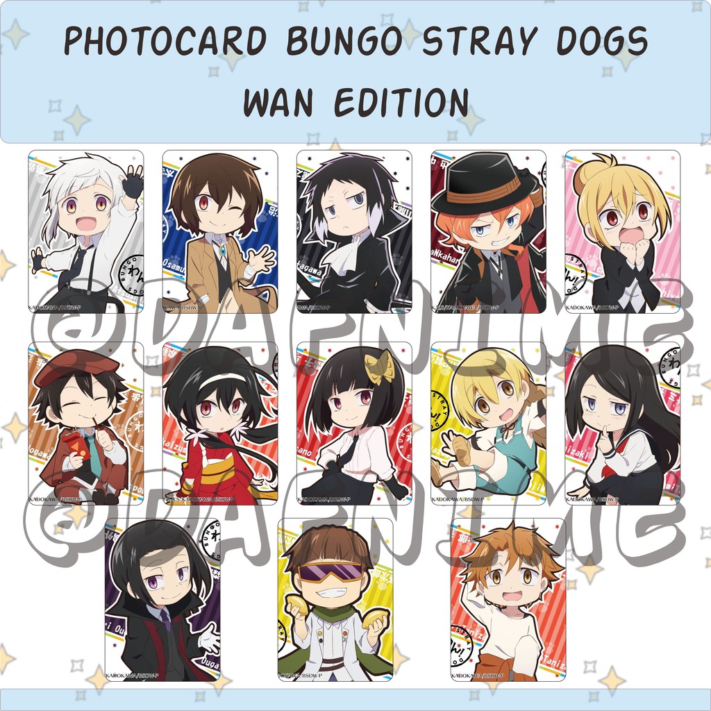 BUNGO STRAY DOGS WAN EDITION ANIME PHOTOCARD