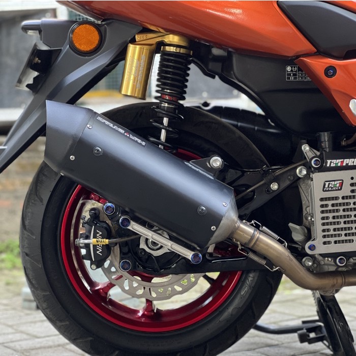 Knalpot full system r9 misano original all new nmax 2020 / aerox