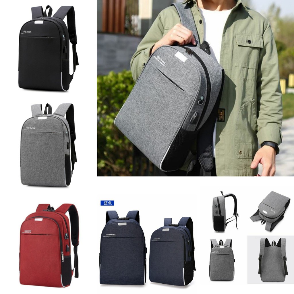 HananJr JT321 Tas Ransel Laptop Keren Dengan Lock Number Terbaru