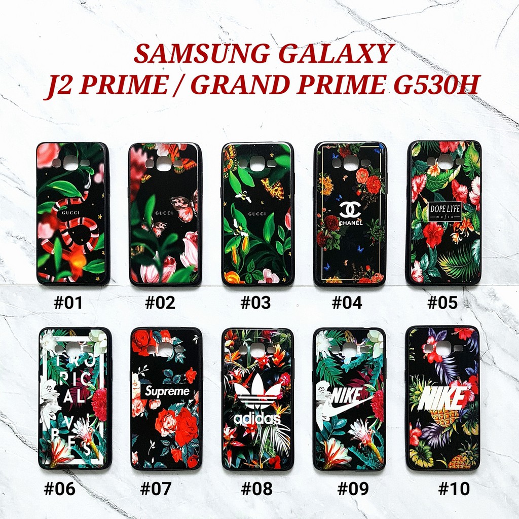 [ BUY 1 GET 1 FREE ] FFG - SAMSUNG J2 PRIME GRAND PRIME J5 J7 PRIME J7 DUO J7 PLUS | FLOWER GLOSS Soft Hard Case Full UV Glossy