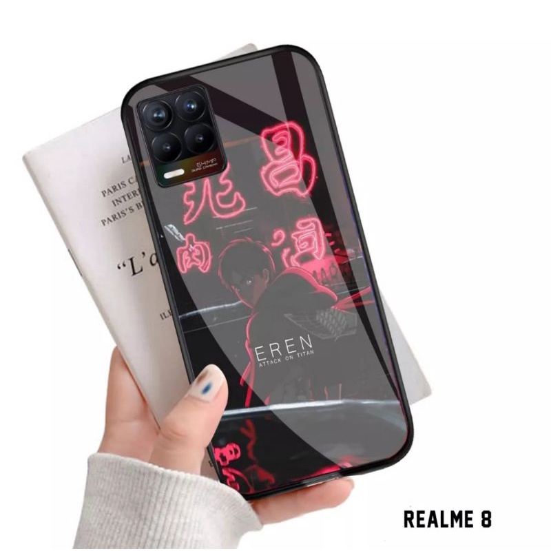 SHOWCASE CASE REALME 8 DESIGN ANIME ATTACK ON TITAN SERIES CUSTOM CASE