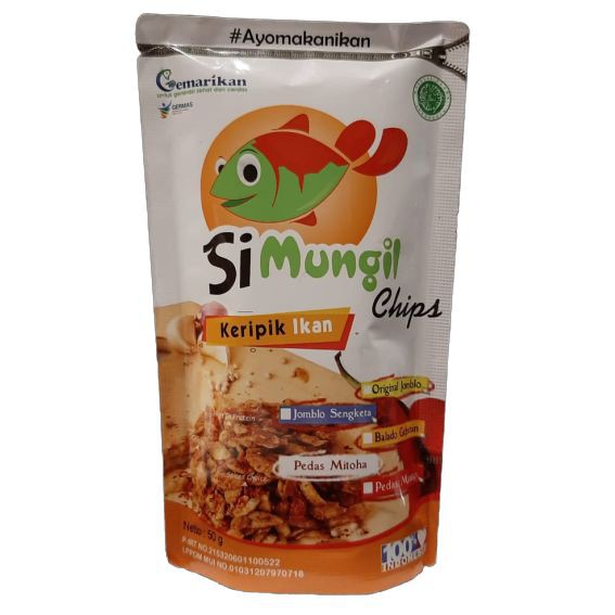 

Simungil Chips Keripik Ikan Pedas Mantan - 90gr