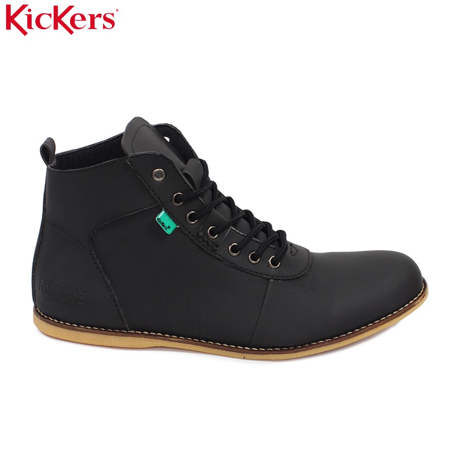 sepatu kickers bandit semi boots pria HITAM