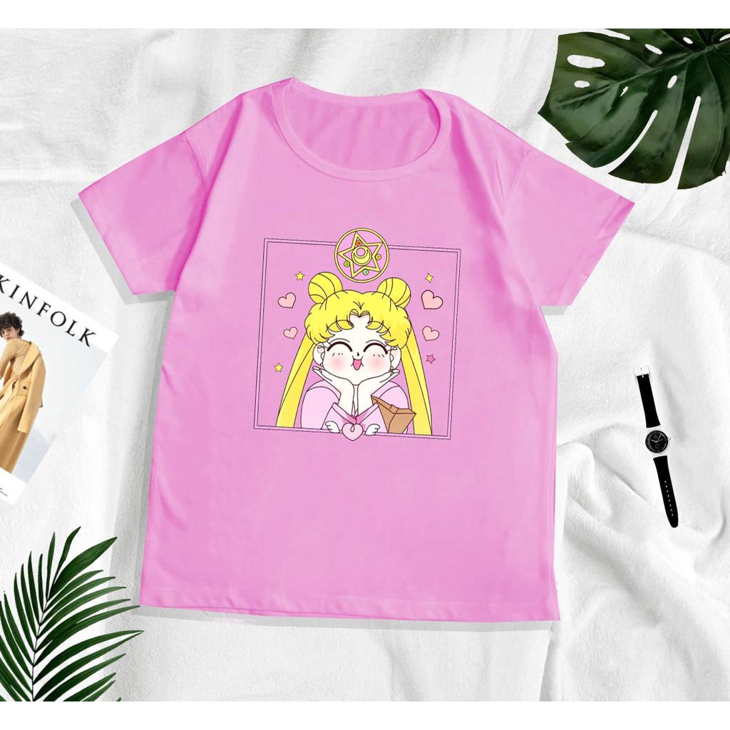 KAOS SAILOR MOON LOVES/KAOS TERLUCU/KAOS WANITA TERBARU/KAOS TERPOLPULER/BISA CUSTOM/KAOS SANTAI/SIMPLE/OVERSIZE