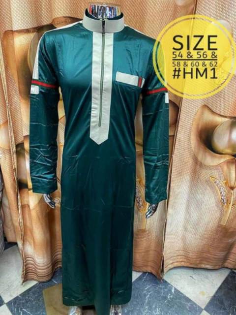 Jubah pria Daffa Al haromain import mesir original