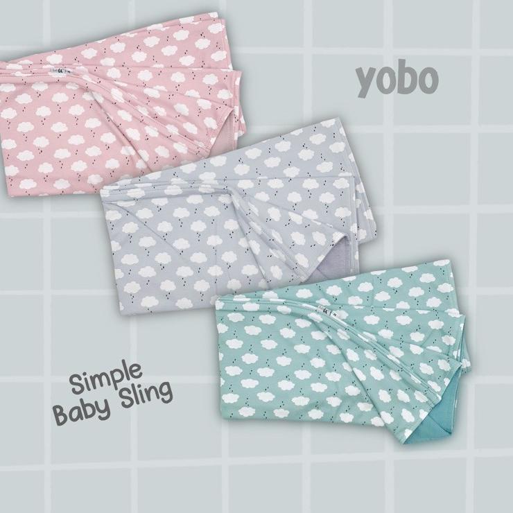 YOBO Simple Stretchy Sling | GENDONGAN BAYI KAOS (GEOS) –JMR.03Jn22ᴱ