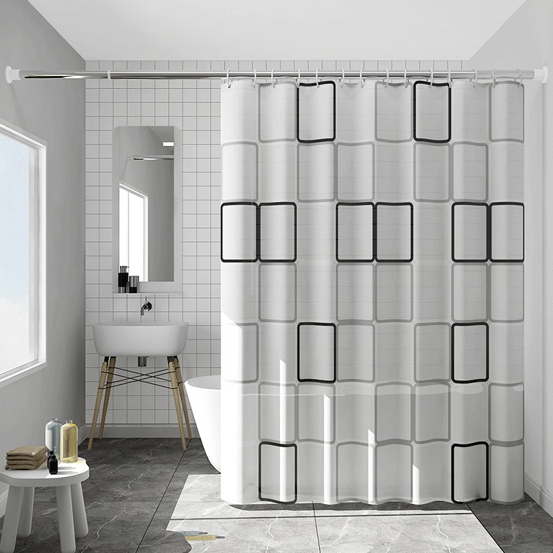 Gorden Kamar Mandi Shower Curtain Motif / Tirai Kamar Mandi Premium