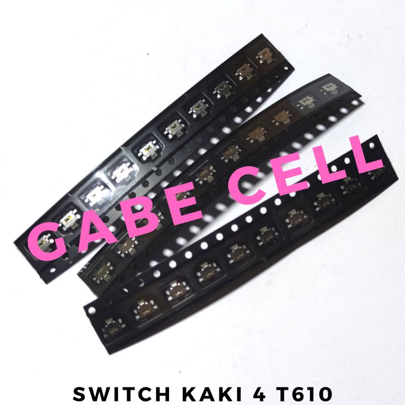 SWITCH TOMBOL ON OFF T610 KAKI 4 KECIL