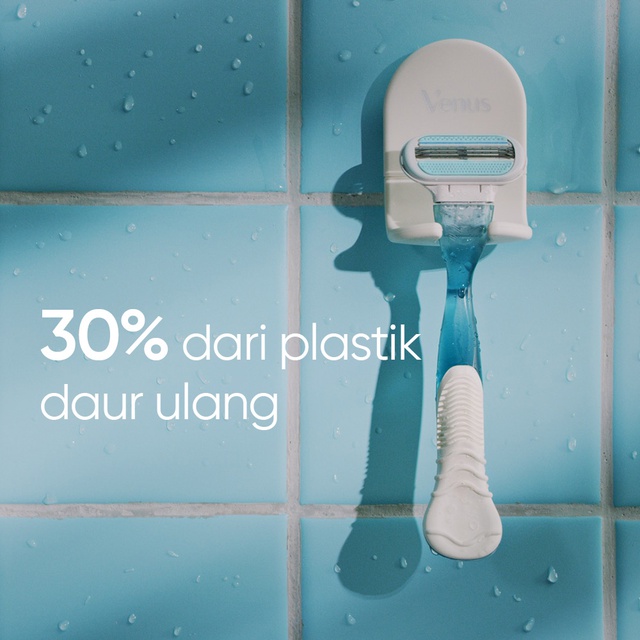 Gillette Venus Alat Cukur Wanita Smooth Pisau Cukur Isi 4 Refill Isi Ulang Paket isi 2