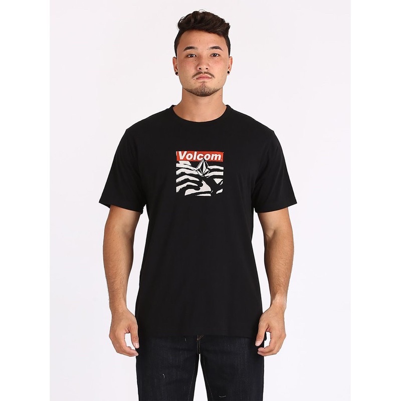 volcom baju hitam original 100% sale