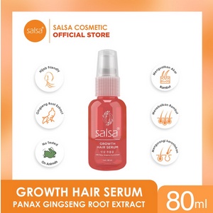 ⭐BAGUS⭐SALSA HAIR SERUM ROSE / GROWTH / KERATIN REPAIR | SERUM RAMBUT SALSA 80ml