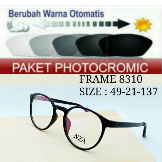 Frame Kacamata Terbaru Free Lensa Berubha warna ( Photocromic ), Kacamata Minus , Plus, Anti Radiasi