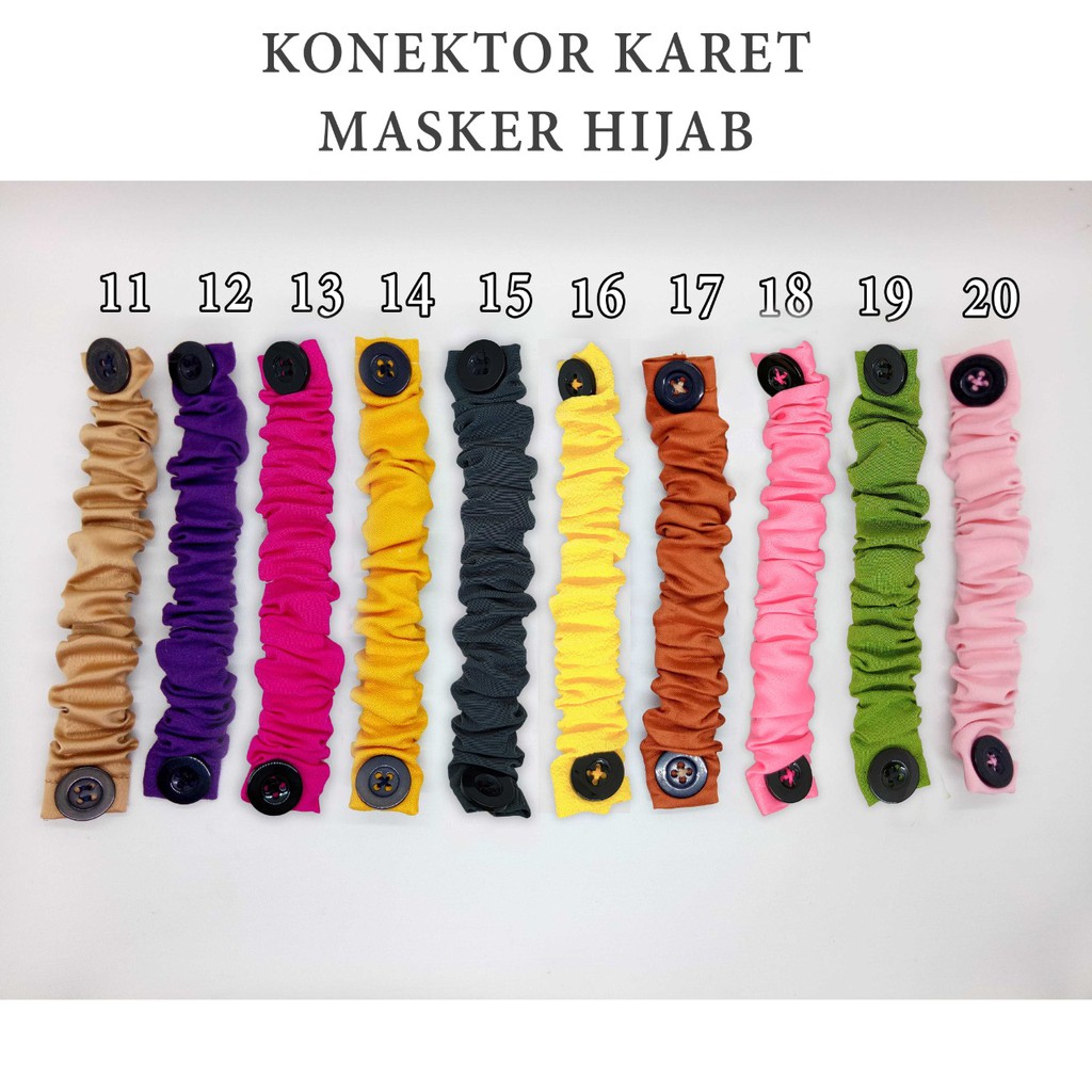 Arnis Konektor Masker Headloop Vol. 2 Strap Motif / COD