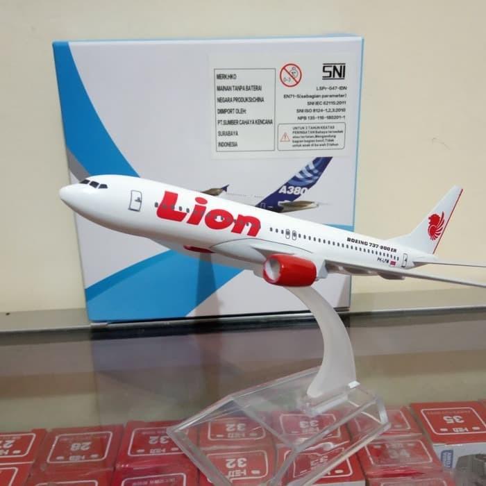 Diecast | Diecast Pesawat Lion Air Boeing 737-900 Er Model Replika Miniatur