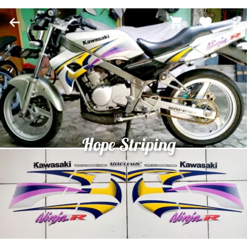 Striping Ninja R kis th 2003 Silver