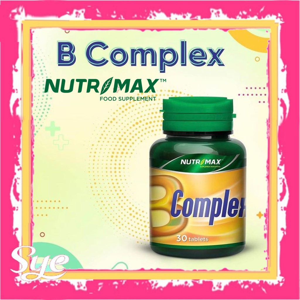 Bpom Nutrimax Vitamin B Plex 30s Vitamin Penambah Nafsu Makan B Komplek Sye Mart Indonesia
