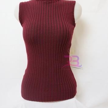 New Turtle Neck TankRajut / Tank top kerah tinggi rajut wanita / Inner Manset ..