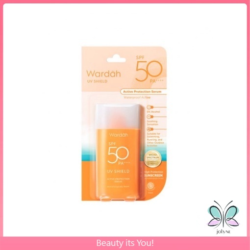Wardah UV Shield Active Protection Serum SPF 50 35 ml Sunscreen Waterproof