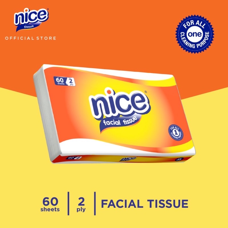 NICE Facial Tissue Travel Tisu Lembut 2ply