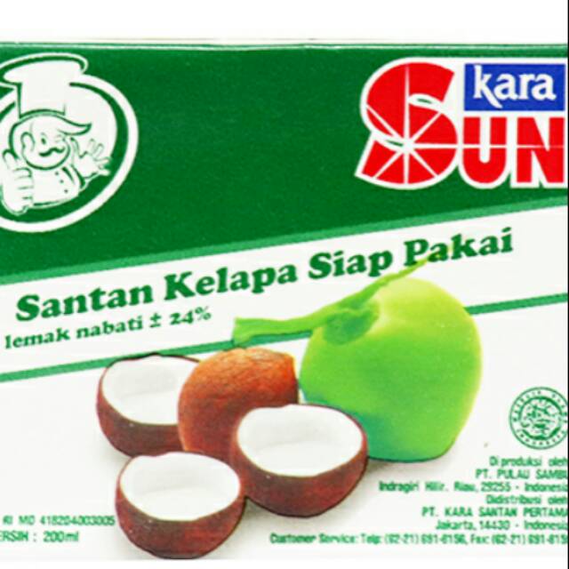 

Sun Kara Santan 200ml