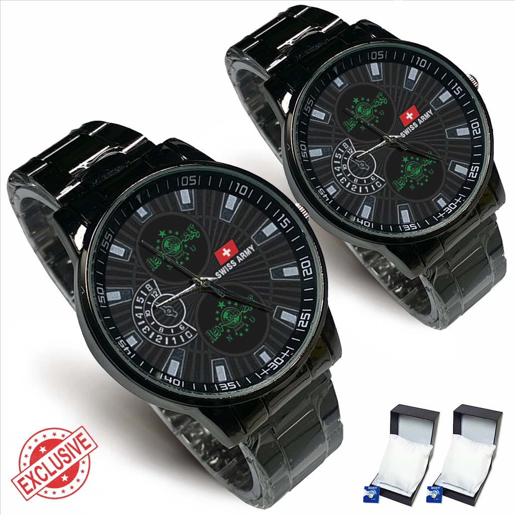 Jam Tangan Rantai Couple Logo NADHLATUL ULAMA (Cool)