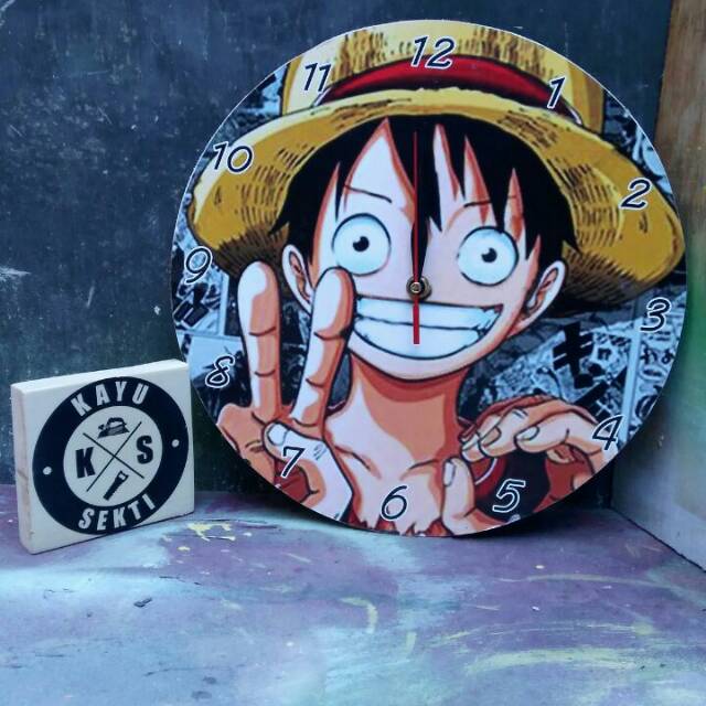 Jam Dinding One Piece Keren