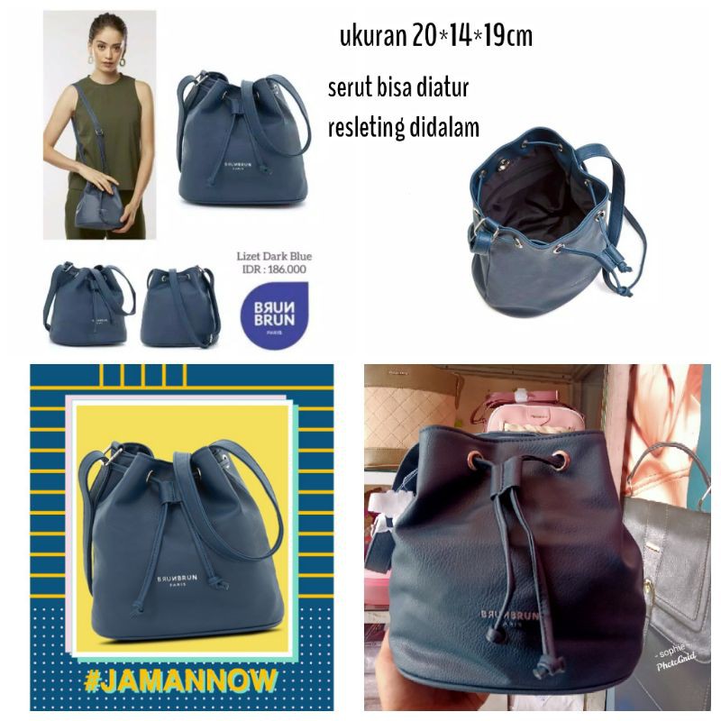 *PROMO* tas serut sophie martin brun murah