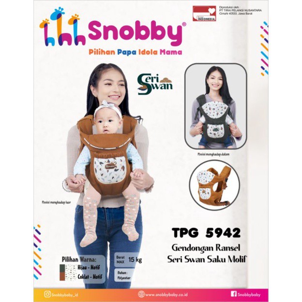 Snobby Gendongan Ransel Swan Series - TPG5942