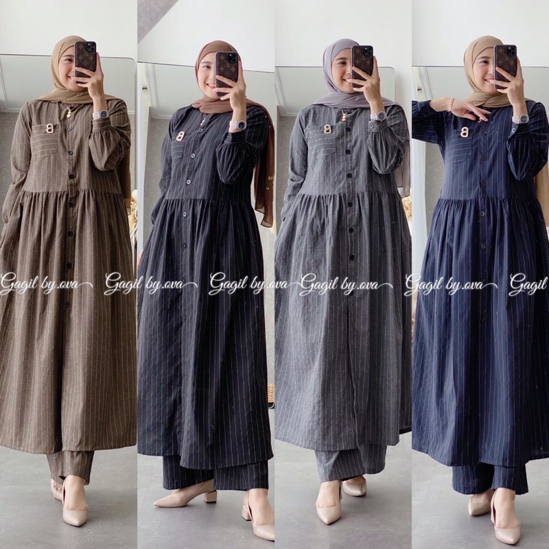 READY STELAN ♥️ CHANAYA ♥️ ORIGINAL GAGIL FASHION BY OVA BUSUI FRIENDLY LINEN