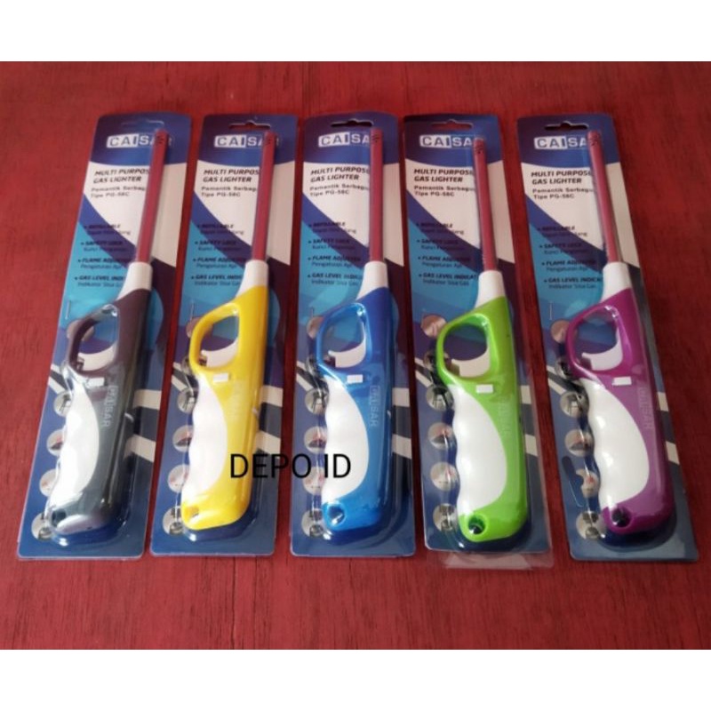Korek Api Gas / Pematik Api Panjang Isi Ulang