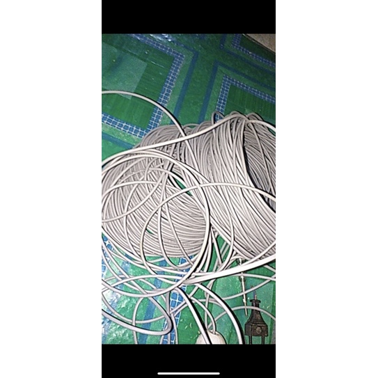 kabel kawat awg 2jalur hitam dan putih