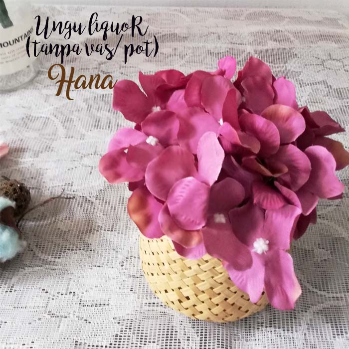 bunga plastik hydrangea/bunga plastik dekorasi/bunga artificial-4