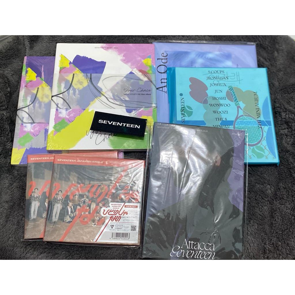READY STOCK ALBUM SEVENTEEN SEALED YOUR CHOICE ATTACCA CARAT VER HENGGARE HITORIJANAI AN ODE