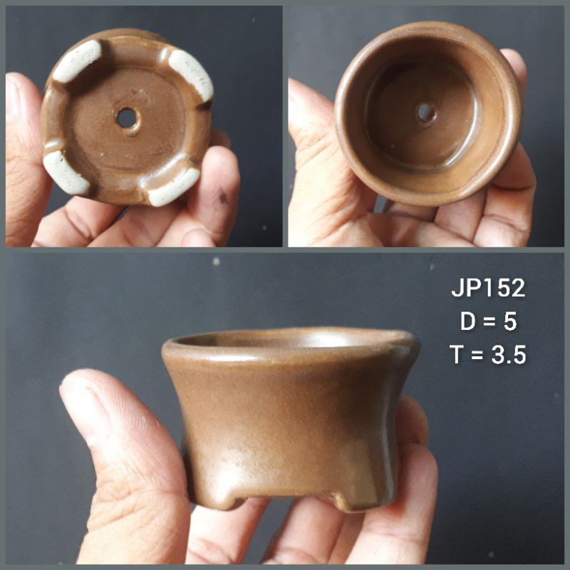 Pot keramik bulat JP152