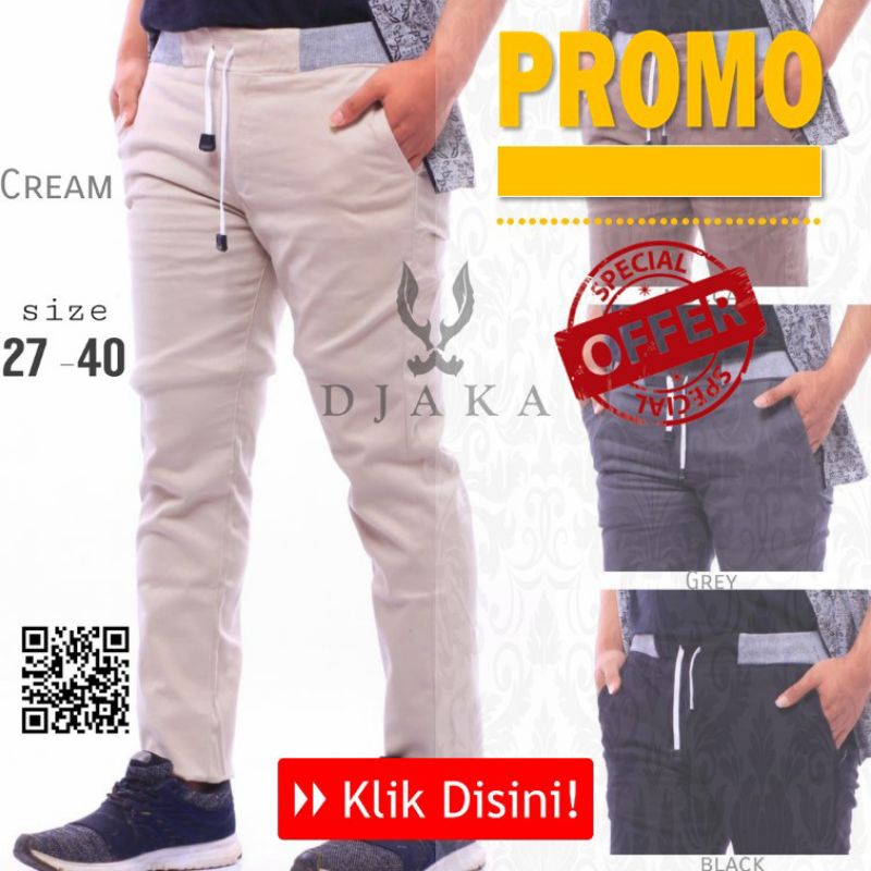 CELANA CHINOS PANJANG PRIA AMERICAN DRILL 100% ORIGINAL