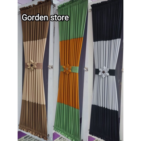 gorden kupu full set gorden untuk jendela kecil panjang