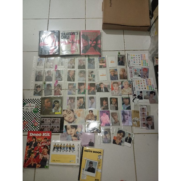 photocard txt, enhypen , BTS dan album sealed, ld m2u ld pws