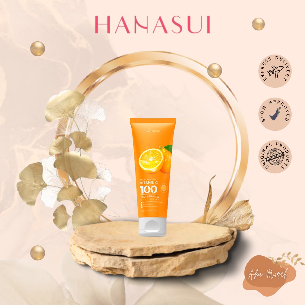 ✨ AKU MURAH ✨Hanasui Body Serum Gel 200ml / 3 Varian